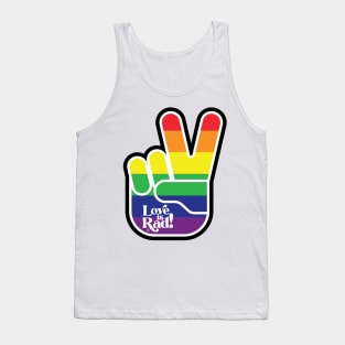 Love is Rad! | Peace Sign Tank Top